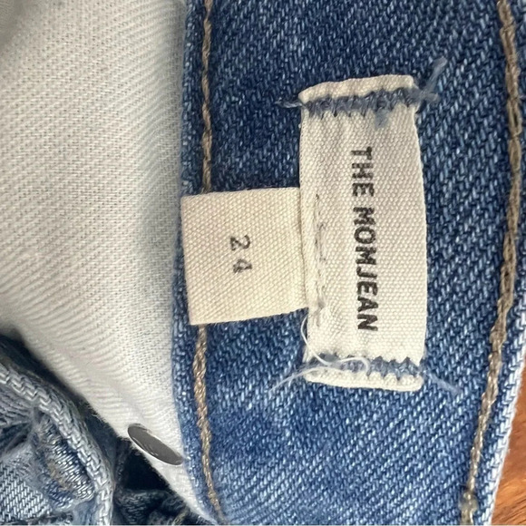 Madewell The Momjean in Gilford Wash: Ripped Edition Size 24 High Rise - Picture 6 of 8